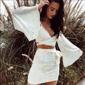 Sabo skirt two piece set